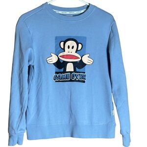 Paul Frank Money Game Over Blue Sweatshirt Size Small